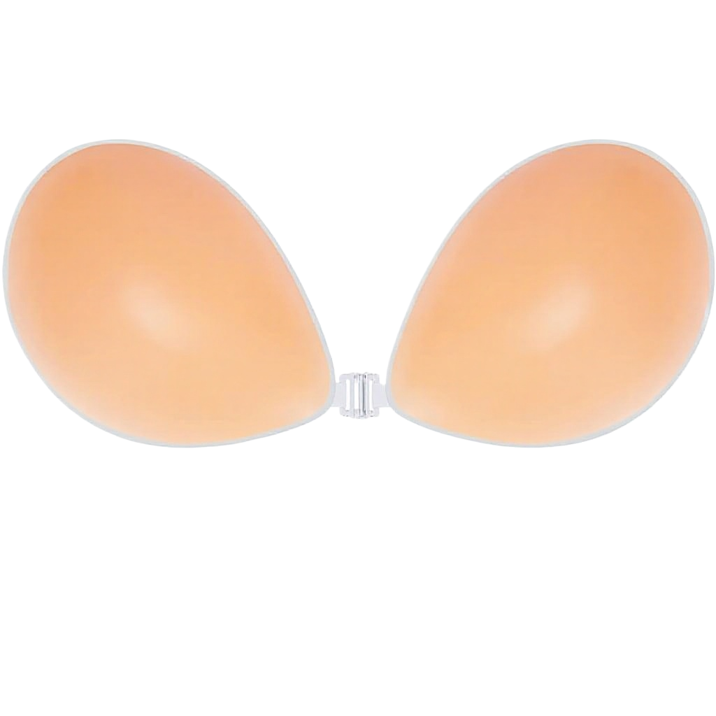 Strapless Bra Backless - Biustonosz push-up bez fiszbin z litego