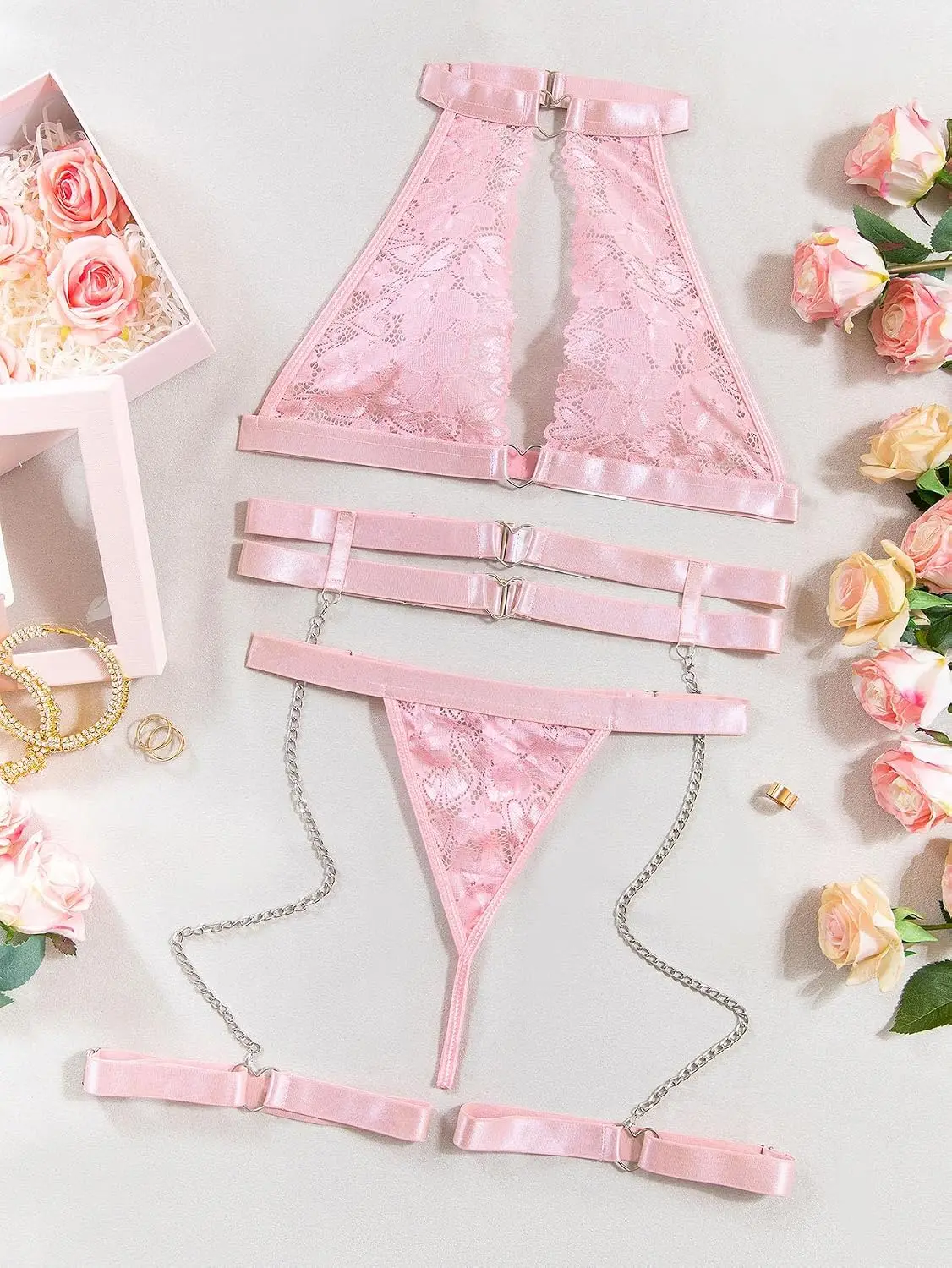 Seksowny zestaw bielizny Foxin – Garter Belt Set recenzja i cena