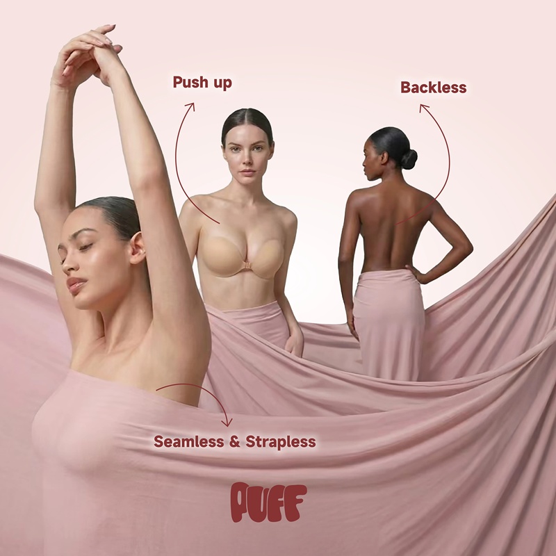 PUFF VIRAL No.1 Push-up Samopr – Silicone Bra Adhesive recenzja i cena
